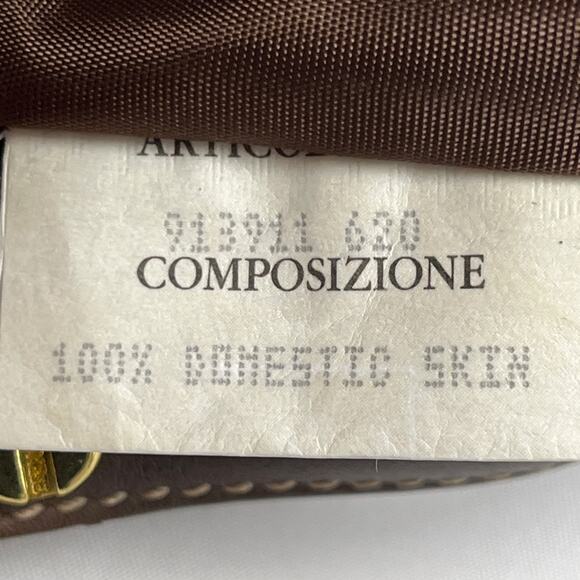 Borbonese Vintage Brown Suede And Leather Clutch Bag Made In Italy - Picture 3 of 10